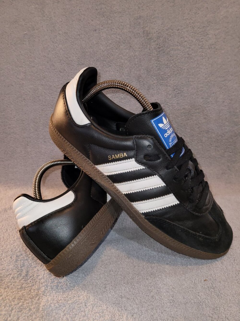 Adidas Samba OG Men's Size 8.5 Black White Brown Gum B75807 Sneakers (#1872) - Picture 16 of 16